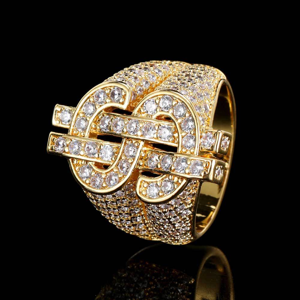 ICED DOLLAR RING