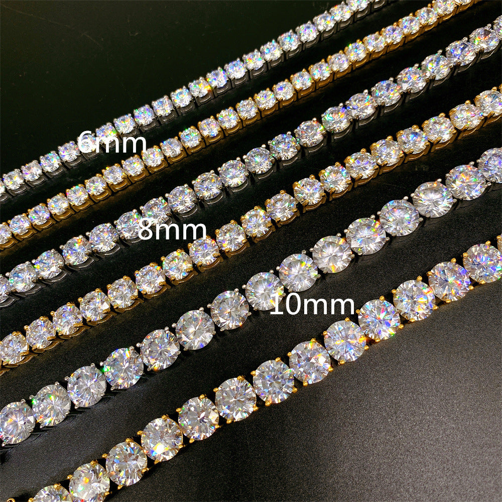 6MM/8MM/10MM ROUND TENNIS BRACELET