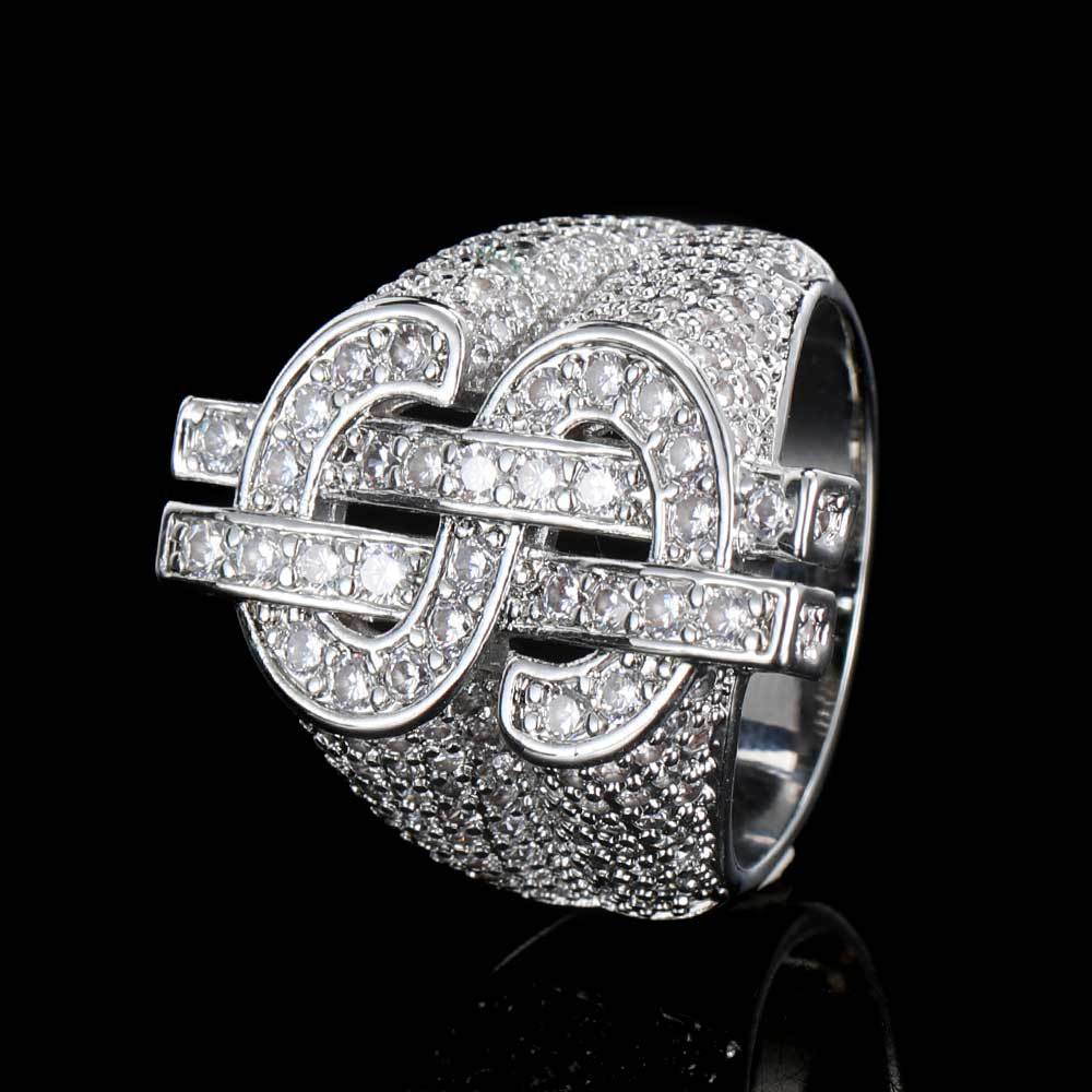 ICED DOLLAR RING